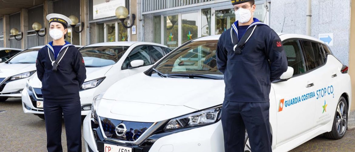 Nissan LEAF για το Λιμενικο Σωμα της Ιταλιας